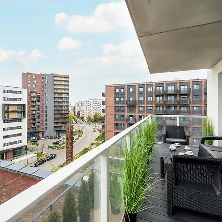 Luksusowy Z 3 Sypialniami, Klimatyzacja, Parkingiem I Biurkiem We Wroclawiu By Renters Prestige Apartmán *