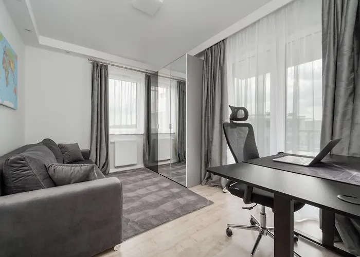 Luksusowy Z 3 Sypialniami, Klimatyzacja, Parkingiem I Biurkiem We Wroclawiu By Renters Prestige Апартаменты Вроцлав